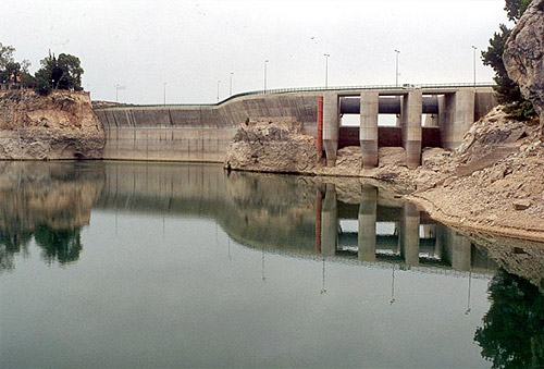 Embalse de la Cierva (Vista desde el interior del vaso)
