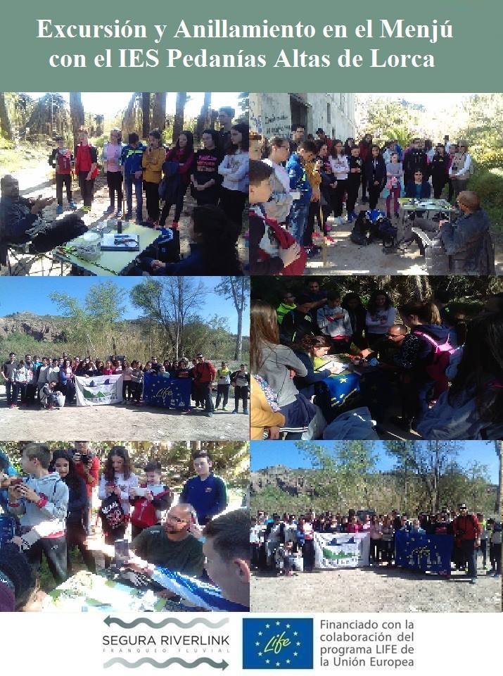 Ver la imagen en tamaño real. Actividad divulgativa del LIFE+SEGURARIVERLINK con el IES Pedanías Altas de Lorca