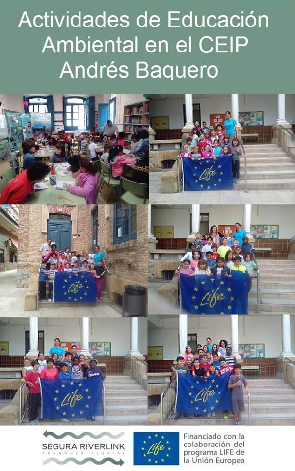 Ver la imagen en tamaño real. LIFE+SEGURARIVERLINK llega al Colegio Andrés Baquero