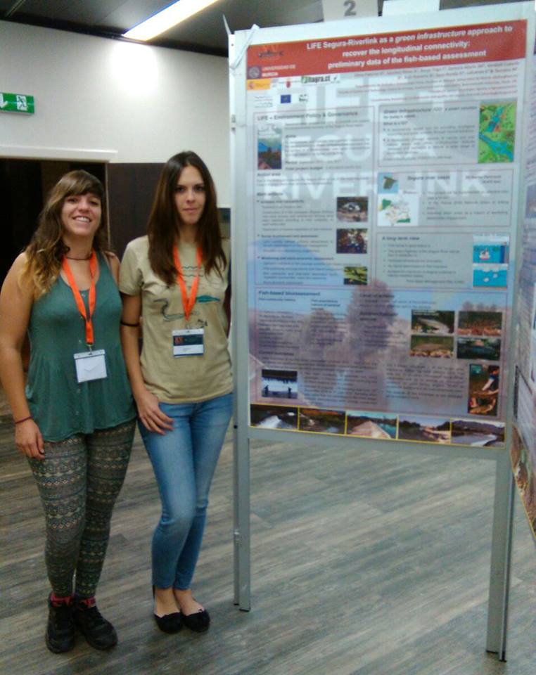 Ver la imagen en tamaño real. El LIFE+SEGURARIVERLINK en el European Congress of Ichthyology