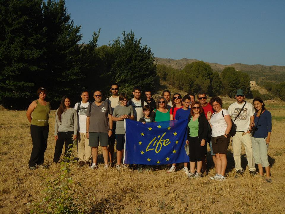 Ver la imagen en tamaño real. Campo de Trabajo del LIFE+SEGURARIVERLINK
