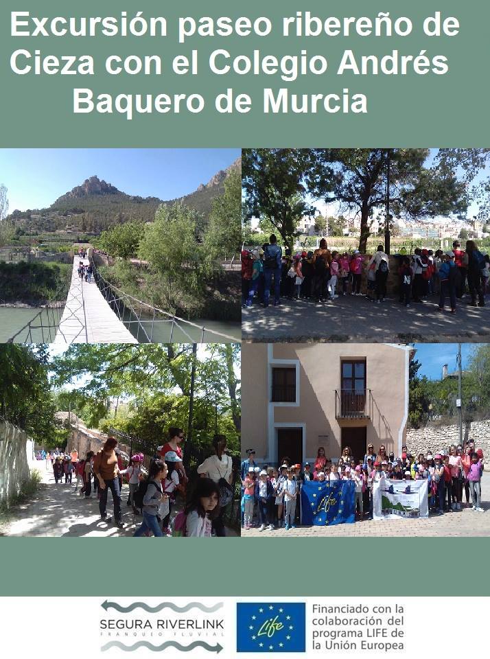 Ver la imagen en tamaño real. El CEIP Andrés Baquero continúa su participación en el LIFE+SEGURARIVERLINK