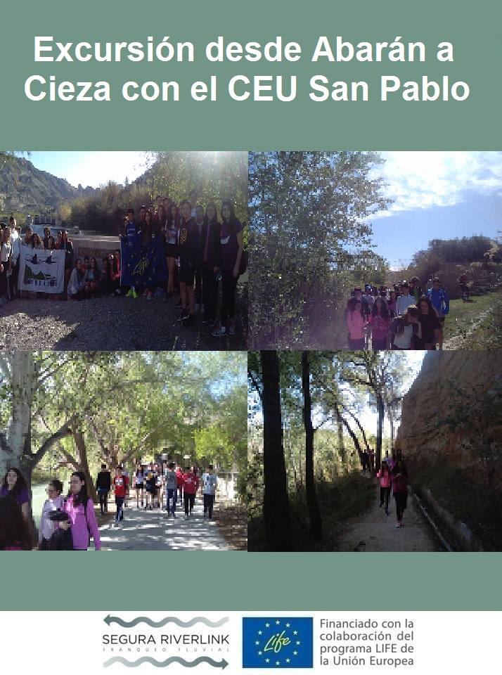 Ver la imagen en tamaño real. CEU San Pablo visita el LIFE+SEGURARIVERLINK