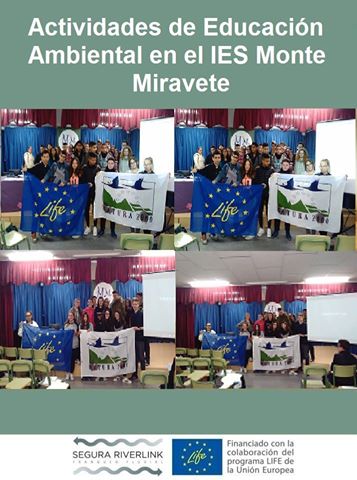 Ver la imagen en tamaño real. El IES Monte Miravete participa en las actividades de educación ambiental del LIFE+SEGURARIVERLINK