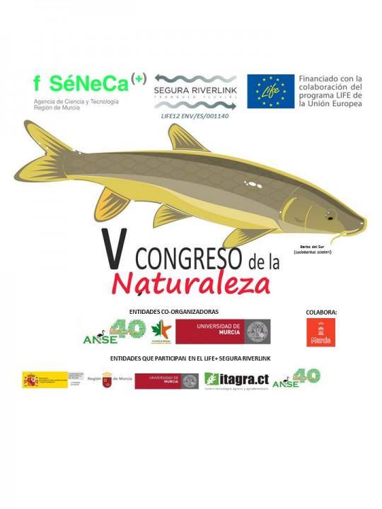 Ver la imagen en tamaño real. ANSE y la Facultad de Biología organizarán el V Congreso de la naturaleza de la Región de Murcia en el marco del LIFE+SEGURARIVERLINK