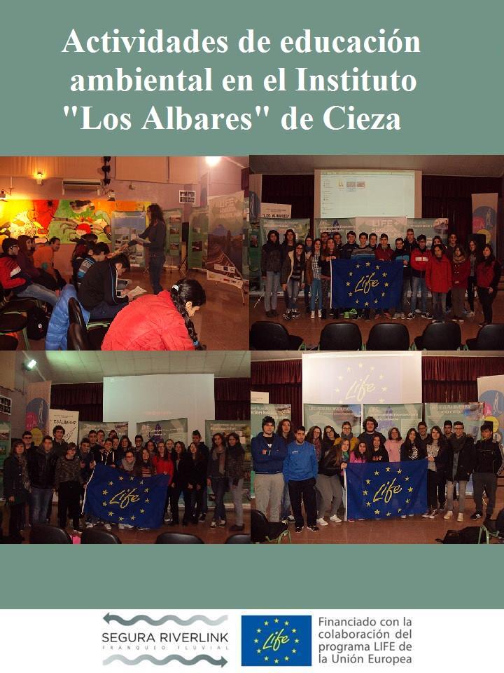 Ver la imagen en tamaño real. LIFE +SEGURARIVERLINK llega al Instituto Los Albares (Cieza)