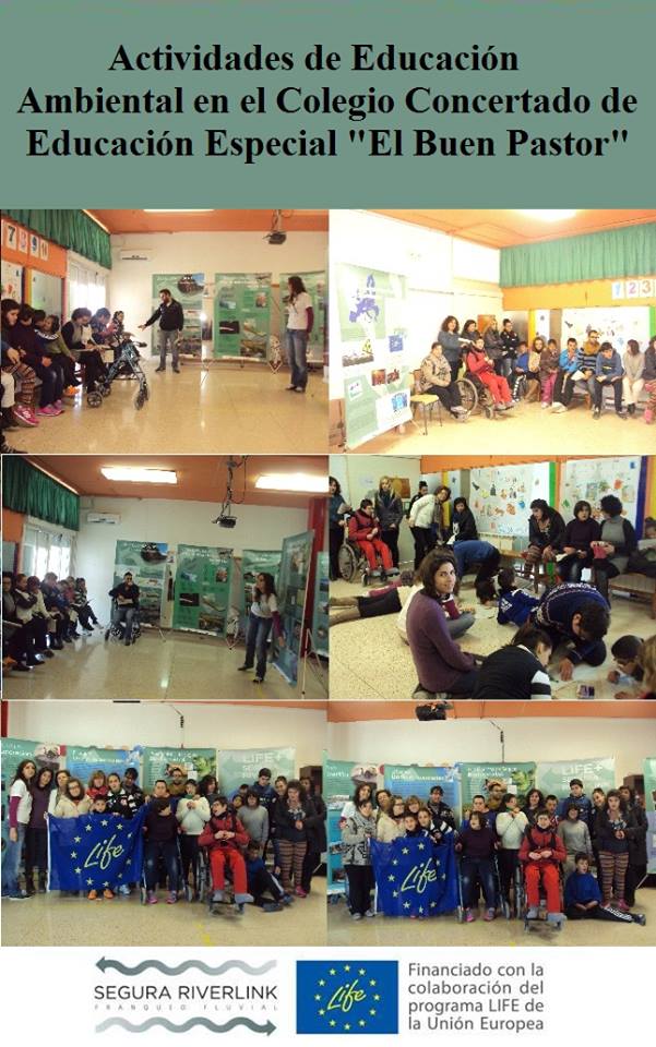 Ver la imagen en tamaño real. LIFE + SEGURARIVERLINK llega al colegio concerta de Educación Especial