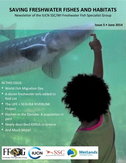 Ver la imagen en tamaño real. El LIFE + SEGURA RIVERLINK en la revista de divulgación internacional de la FFSG