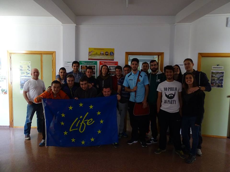 Ver la imagen en tamaño real. El SEGURARIVERLINK llega al IES Pedro Aguilera donde se forman los futuros Agentes medioambientales