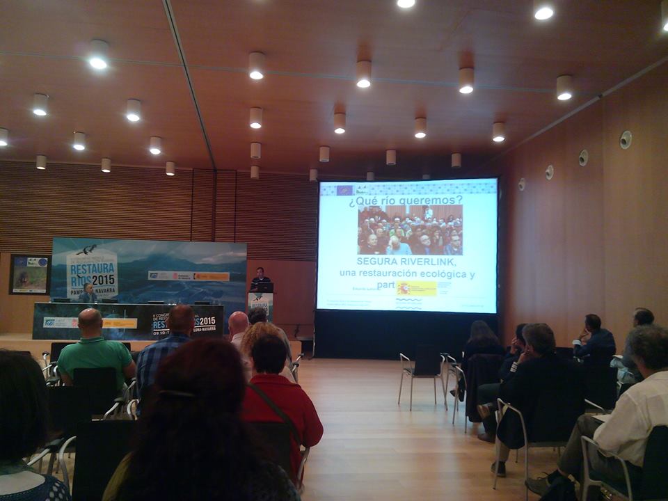 Ver la imagen en tamaño real. Presentamos el LIFE+SEGURARIVERLINK en el Restaurarios
