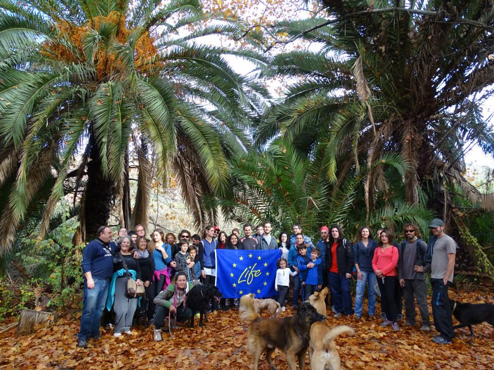 Ver la imagen en tamaño real. Convivencia en la ribera de voluntarios de RIORIE en el contexto del LIFE + SEGURA RIVERLINK