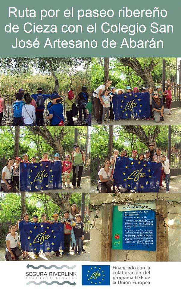 Ver la imagen en tamaño real. Los alumnos del San José Artesano de Abarán salen al río con SEGURARIVERLINK