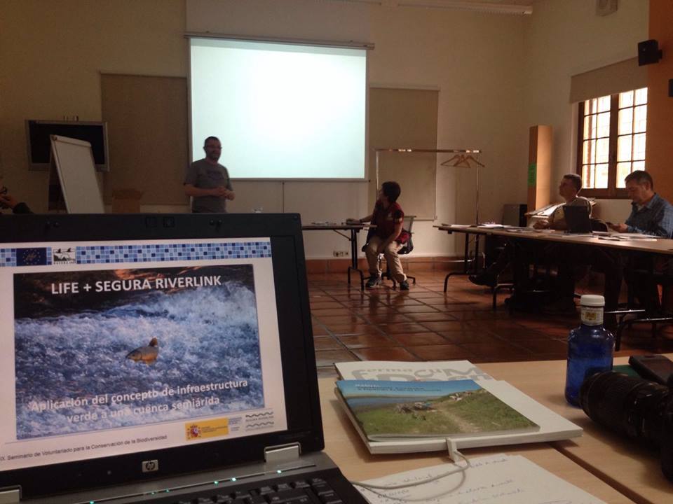 Ver la imagen en tamaño real. SEGURARIVERLINK asiste al seminario de voluntariado para la conservación de la biodiversidad
