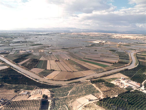 Segura river Vega Baja flood