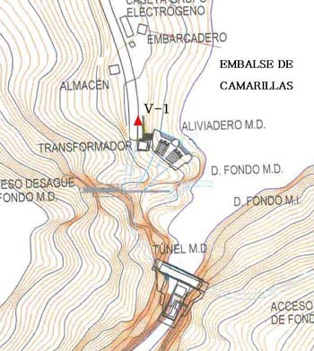 Dibujo Embalse de Camarillas