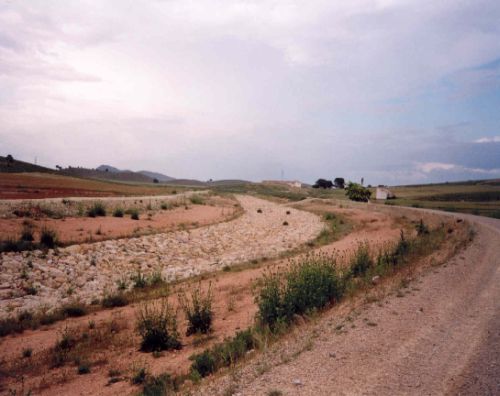 Trasvase Mullidar-Boquerón, tramo final, próximo a la entrada en el embalse del Boquerón