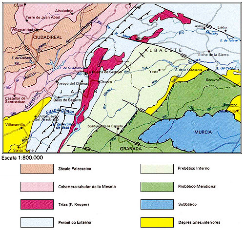 Esquema geológico regional