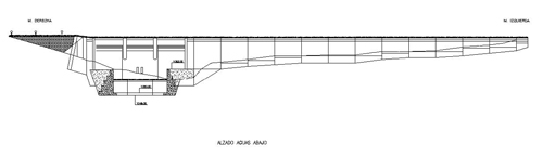 Detalle Alzados de la Presa de La Risca