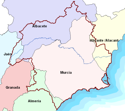 Selección de Comunidad Autonoma o Provincia