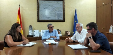 La CHS analiza con el Ayuntamiento de Torre Pacheco la solicitud de informe sobre dis 