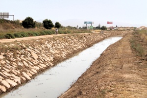 La CHS licita el mantenimiento del canal de drenaje D-7 del Campo de Cartagena para m 