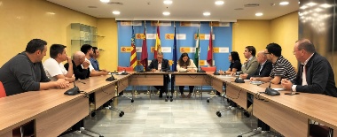 La CHS recibe al Ayuntamiento de Yecla en relacion a los perímetros de riego del muni 