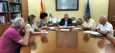 La CHS analiza con el Ayuntamiento de Puerto Lumbreras las actuaciones de protección  