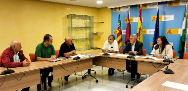 La CHS se reúne con el grupo municipal de IU del Ayuntamiento de Lorca para abordar l 