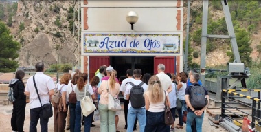 La CHS ha acercado el funcionamiento del Azud de Ojós a la ciudadanía con una visita  