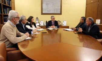 El presidente de la CHS se reúne con representantes de la SAT de Fortuna 