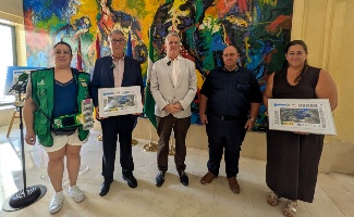 La CHS presenta el cupón de la ONCE conmemorativo de su centenario 