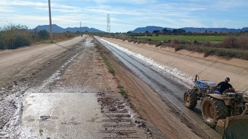 La CHS avanza en las obras de emergencia en el canal del Campo de Cartagena tras las  