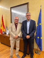 El presidente de la CHS se reúne con la Asociación de Constructores de Murcia. 