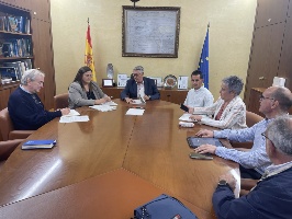 El presidente de la CHS se reúne con la alcaldesa de Calasparra y la comunidad de reg 