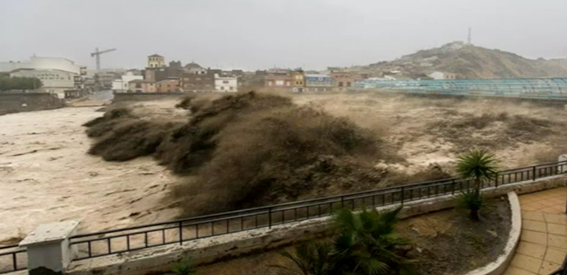 Rambla de Nogalte en Puerto Lumbreras (28/9/2012) 