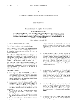 Reglamento (CE) No 213/2008 de la Comisión de 28 de noviembre de 2007