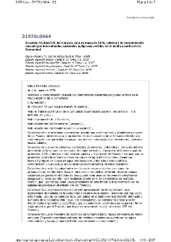 Directiva 76/464/CEE